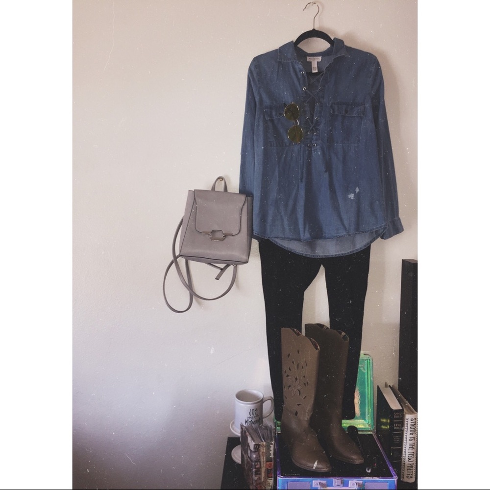 Demi laced shirt